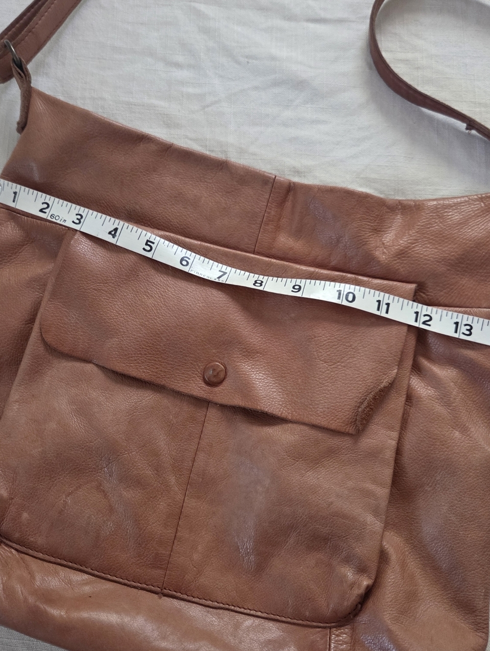 Leather Crossbody Day & Mood Malou Hobo Purse Bag *flaw - Picture 5 of 14